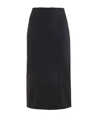Wolford Grace Midi Pencil Skirt In Black