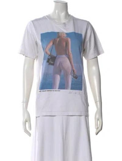 Pre-owned Wolford Graphic Print Crew Neck T-shirt In Multi