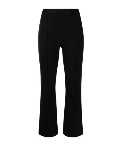 WOLFORD WOLFORD GRAZIA LOGO WAISTBAND STRAIGHT-LEG TROUSERS