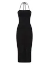 Wolford Halterneck Midi Dress In Black