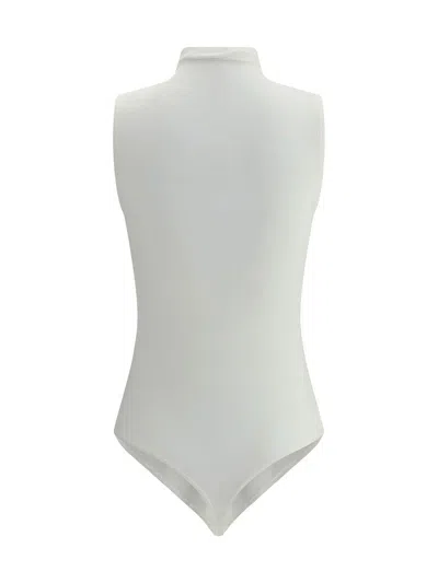 Wolford High-neck Bodysuit In White