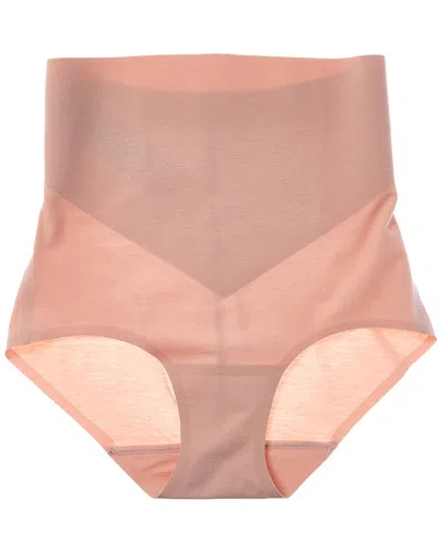 Wolford High Waist Brief In Brown