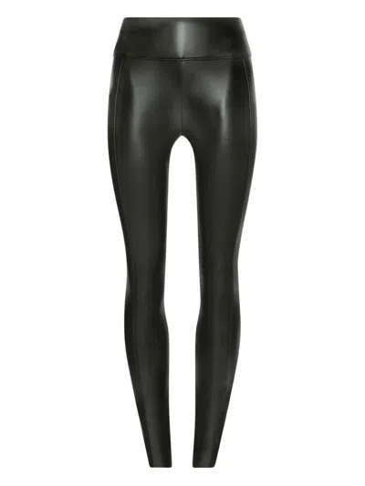 Wolford Shaping Leggings With High Waistband And Seam Detailing In Black