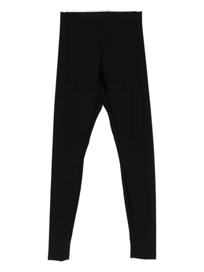 Wolford High-waisted Straight-leg Trousers In Black
