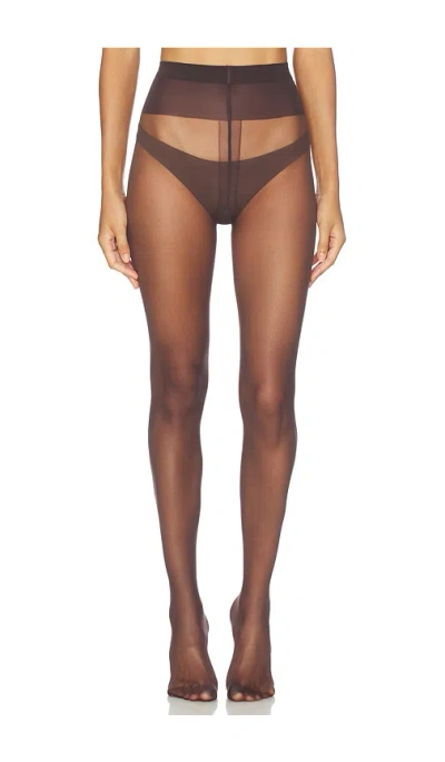 Wolford Individual È¿žè£¤è¢œ Â€“ Darkwood. Å°ºç � L (also Â€“ Xs, S, M). In Brown