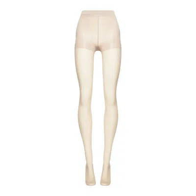 Wolford Individual 10 Control Top Tigh In Neutral
