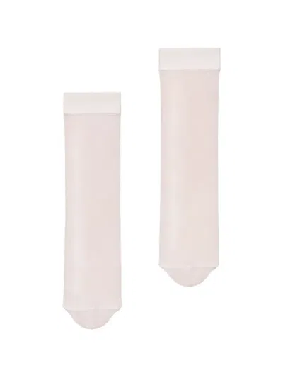 Wolford Individual 10 Socks In Pink
