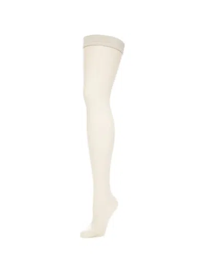 Wolford Individual 10 Stay-up Stockings In Neutral