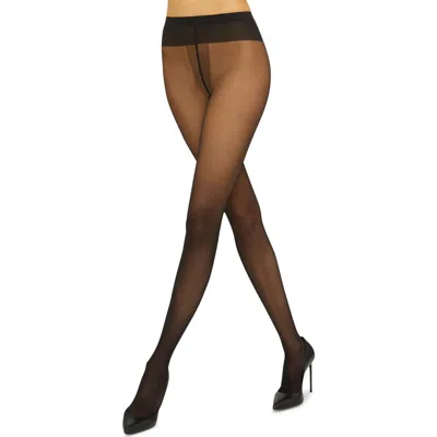 Wolford Individual 20 Control Top Pantyhose In Black