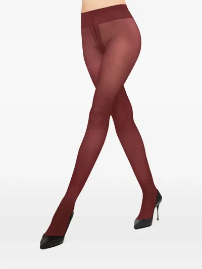 Wolford Individual 20 Sheer-matte Tights In Brown