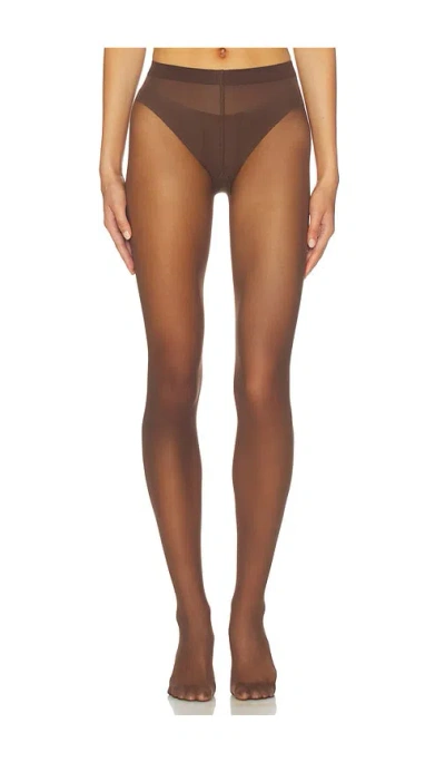 Wolford Individual 20 Tights In Burgundy