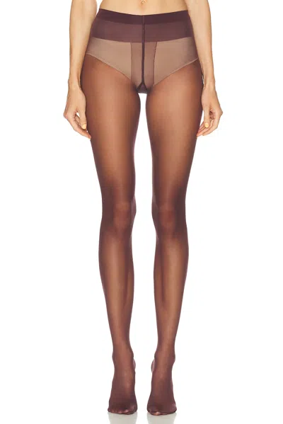 Wolford Individual 20 Tights In Burgundy