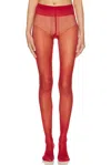 Wolford Individual 20 Tights In Red