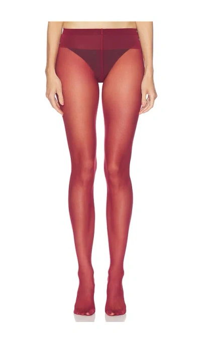 Wolford Individual 20 Tights In Red