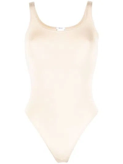 Wolford Jamaika Tank-top Body In Brown