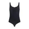 Wolford Sleeveless Stretch Body With Rounded Neckline
