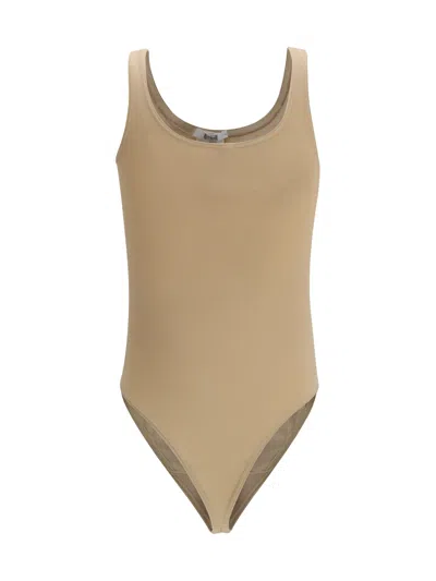 Wolford Jamaika Bodysuit In Brown