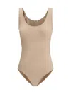 Wolford Jamaika Bodysuit In Gold
