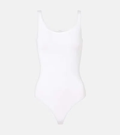 Wolford Jamaika Cotton-blend Bodysuit In White