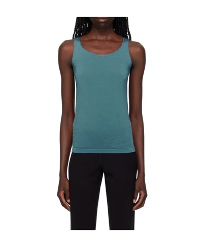 Wolford Blue Jamaika Tank Top In 5714 Lake
