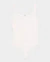 Wolford Jamaika Scoop-neck Thong Bodysuit In White