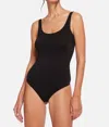 Wolford Jamaika Scoopneck String Bodysuit In Black In Black