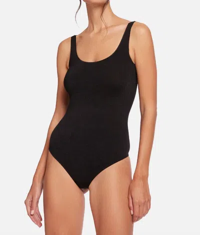 Wolford Jamaika Scoopneck String Bodysuit In Black