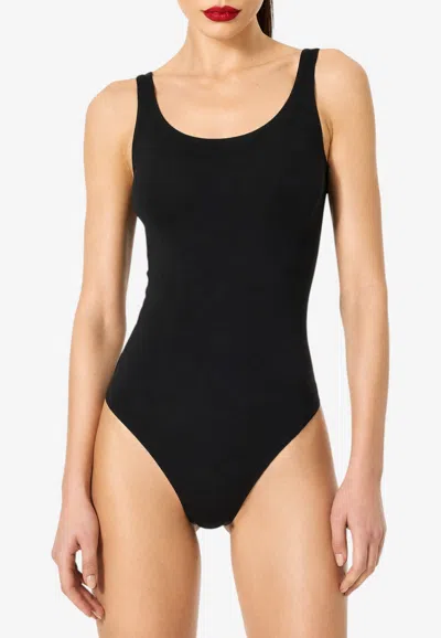 Wolford Jamaika Sleeveless Bodysuit In Black