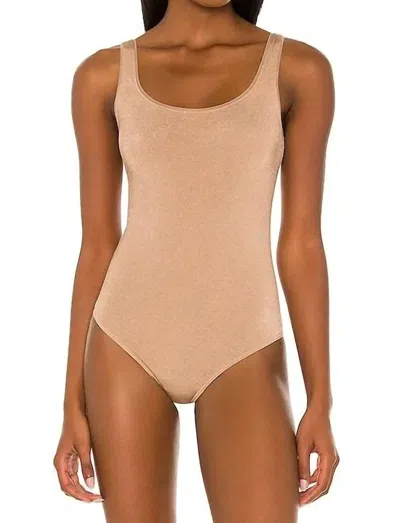 Wolford Jamaika String Bodysuit In Beige In Nude