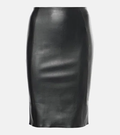 Wolford Jenna Faux Leather Skirt In Black