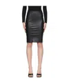 Wolford Jenna Faux Leather Midi Skirt In Black