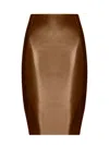 Wolford Jenna Midi Fitted Skirt In Brown