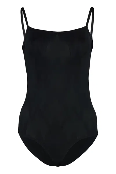 Wolford Jersey Bodysuit In Black