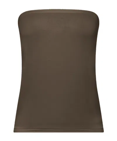 Wolford Top Sleeveless In Brown