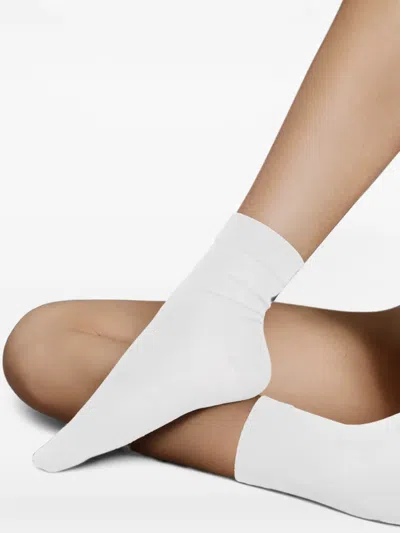 Wolford Knitted Ankle Socks In White