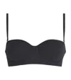 Wolford Lace Animaliers Underwired Bandeau Bra In Black