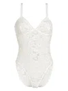 Wolford Lace Bodysuit In White