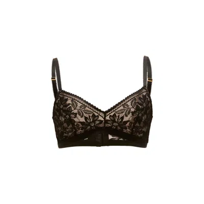 Wolford Lace Triangle Bra In Black