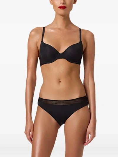 Wolford Lace-trim Underwire Bra In Black