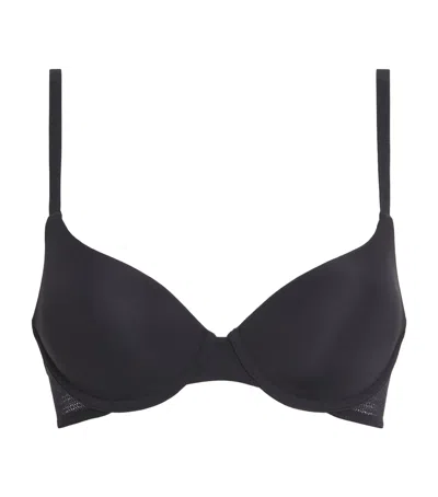Wolford Lace-trim Underwired T-shirt Bra In Black