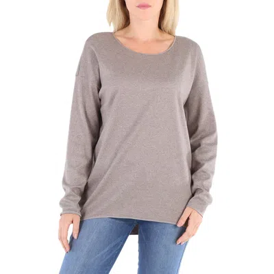Wolford Ladies Dove Fine Wool-jersey Loose Fit Pullover In Gray