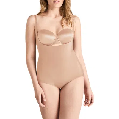 Wolford Ladies Powder Mat De Luxe Forming Bodysuit In Pink