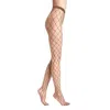 Wolford Ladies Sixties Fishnet Tights In Gold