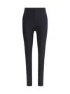 Wolford Midnight Grace Front-slit Jersey Leggings In Black