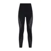 Wolford Snakeskin Pattern Stretch Leggings In Black