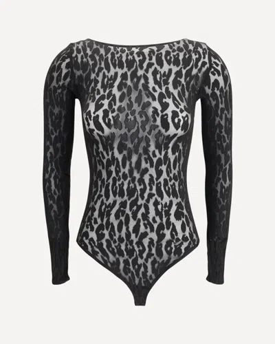 WOLFORD LEO STRING BODY WITH ANIMALIER PATTERNS