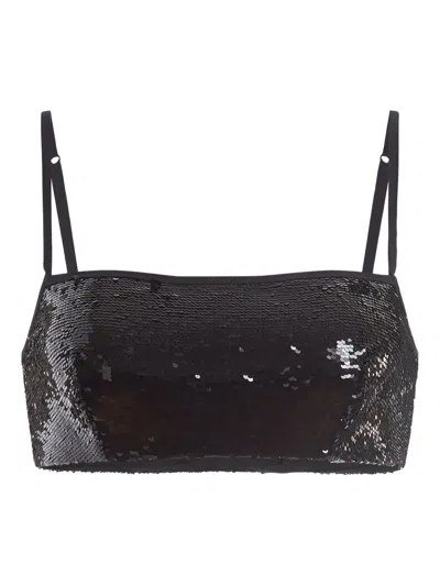 Wolford Let It Sparkle Sequined Bra In Black