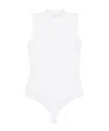 Wolford High Neck Sleeveless Jersey Bodysuit
