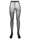 Wolford Liza Semi-sheer Tights In Black