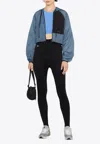 Wolford Gathered Stretch-jersey Leggings In Black